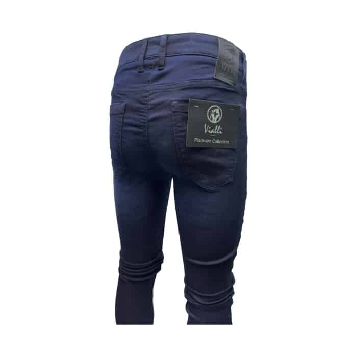 939 44 C | The Vialli Jeans Chadrick Schelentrico Skinny Dark Denim is a sleek and sophisticated wardrobe essential, designed to offer a modern skinny fit that perfectly contours to the body while providing ultimate comfort and flexibility. Crafted from a premium cotton blend, the dark indigo denim exudes a rich, versatile appeal, making it suitable for both casual and semi-formal occasions, with durability and breathability that ensures all-day wearability. With its refined detailing, including branded accents and a carefully constructed waistband, these jeans are the perfect balance of style, practicality, and luxury, offering endless pairing options for a variety of looks.