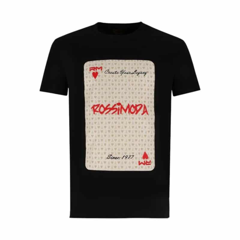 Rossimoda T Shirt Fabrazio Black